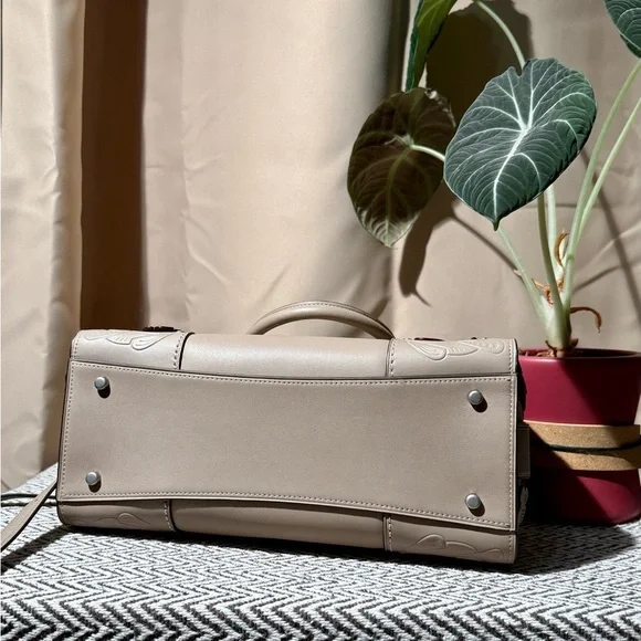 Coach Tea Rose Mercer 30 Satchel in Stone - 2017 - Picture 10 of 16